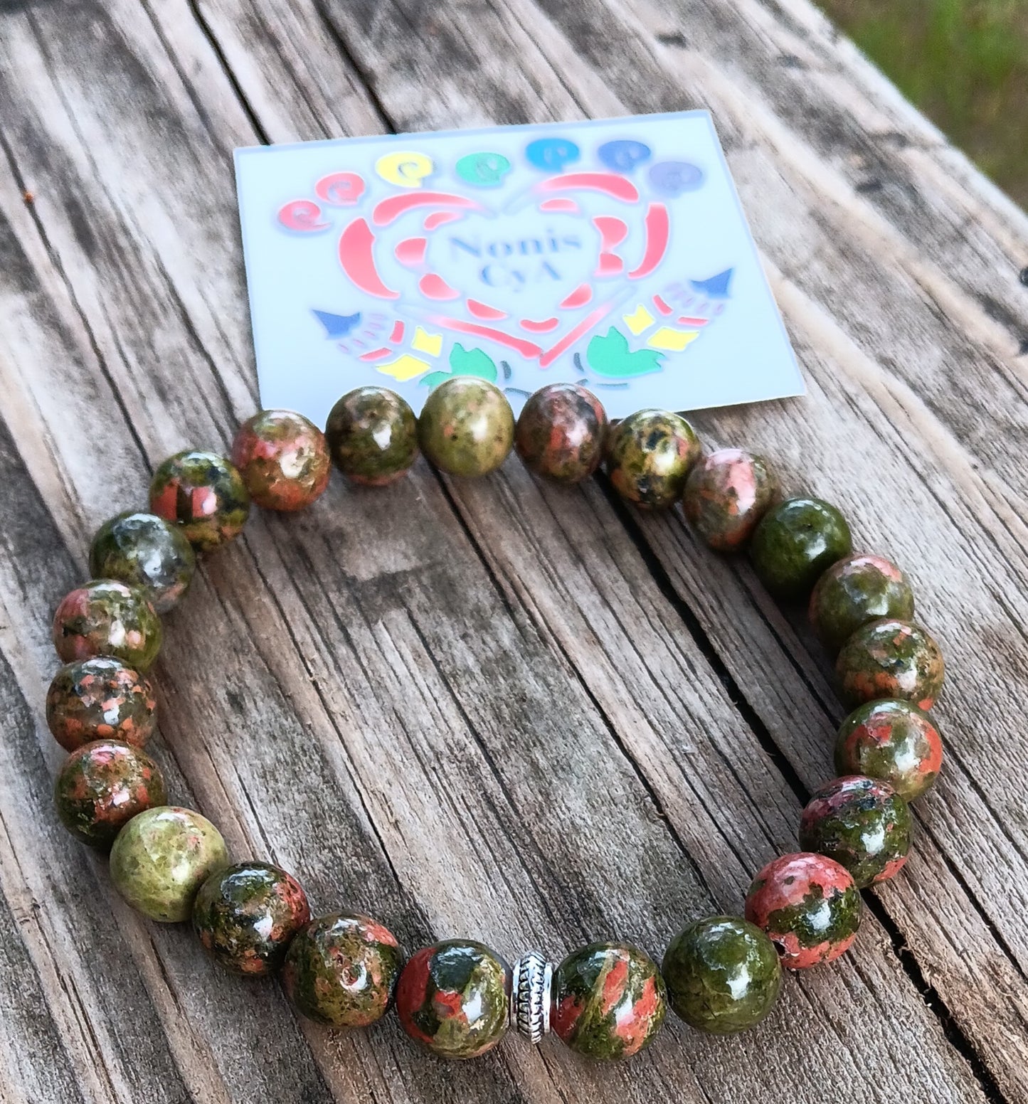 UNAKITE HEALING STONE BRACELET