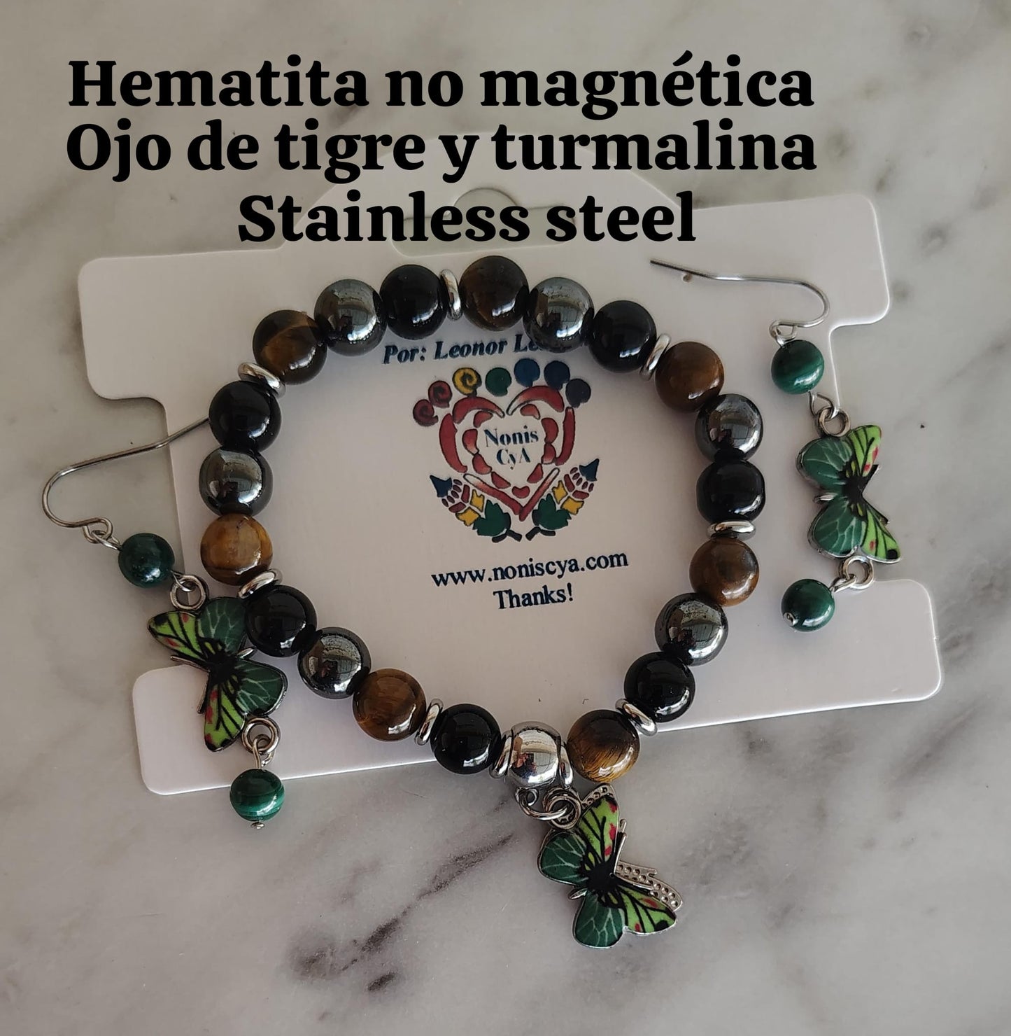 Set de brazalete y aretes