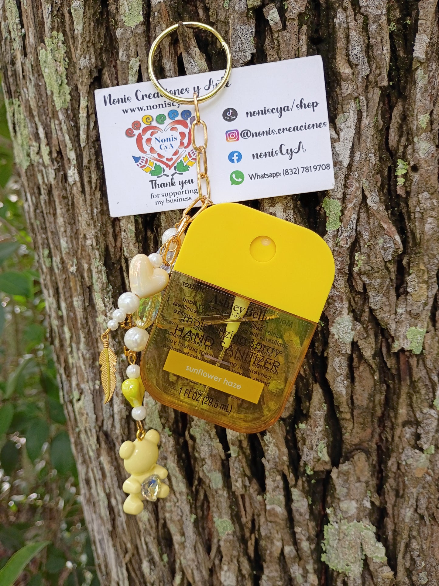 Sanitizer llaverito cute