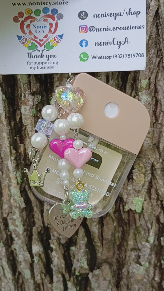 ✨ Sanitizer Llaverito cute- Almendra vainilla ✨