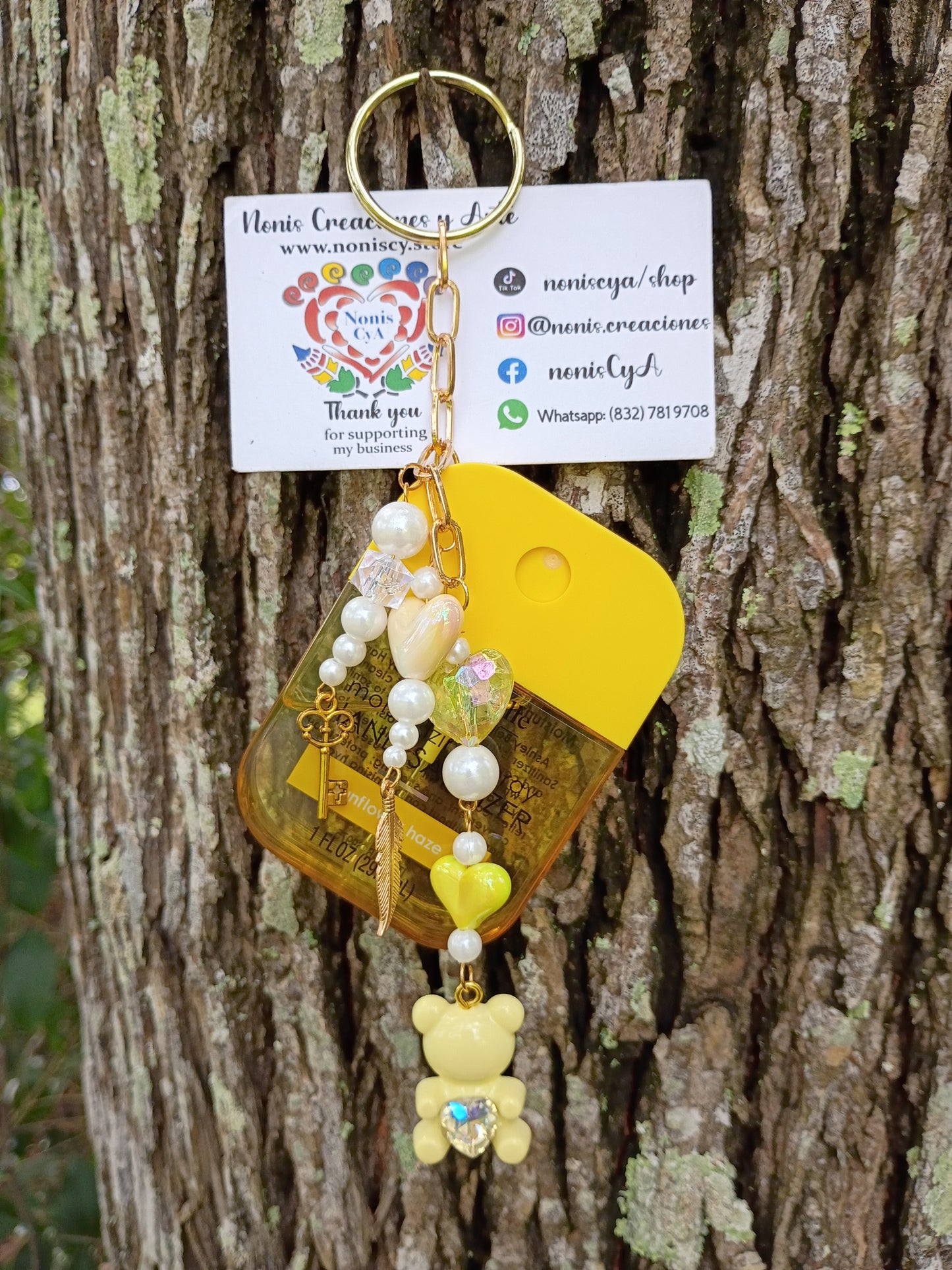 Sanitizer llaverito cute