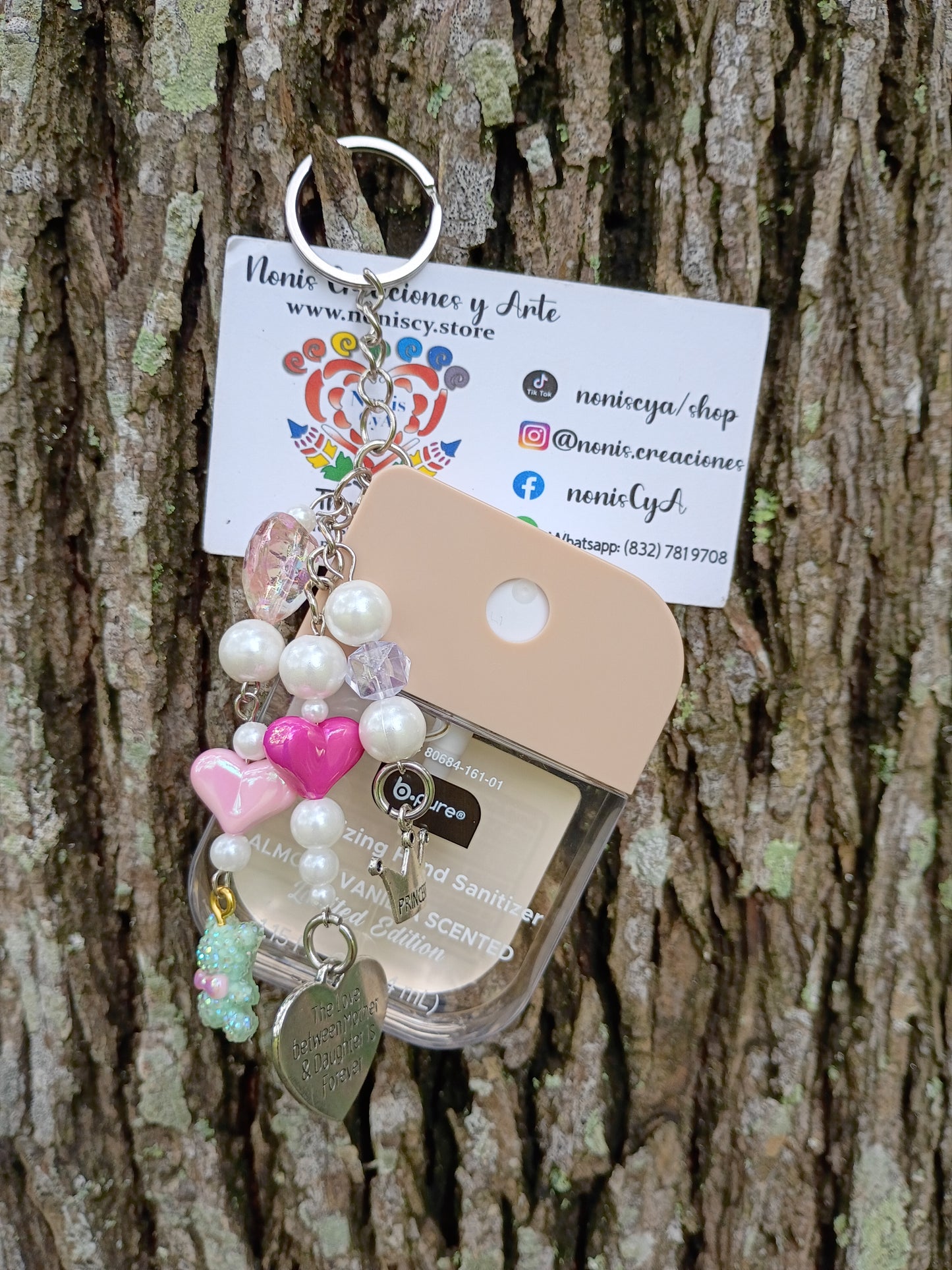 ✨ Sanitizer Llaverito cute- Almendra vainilla ✨